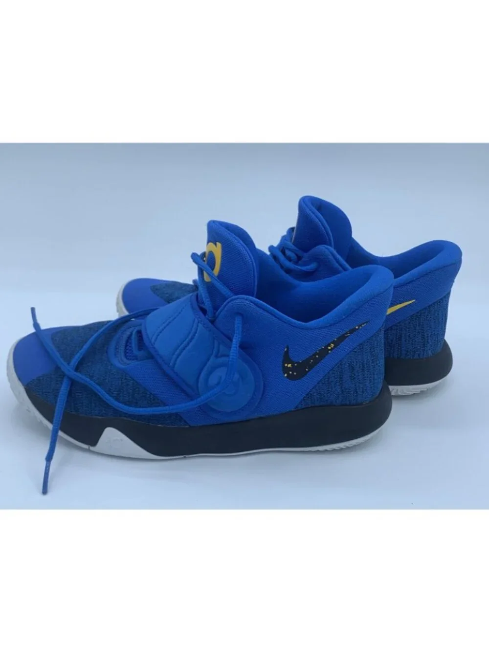 Nike Boys KD Trey 5 AH7172-401 Blue Black Basketball Shoes Sneakers Size 7Y